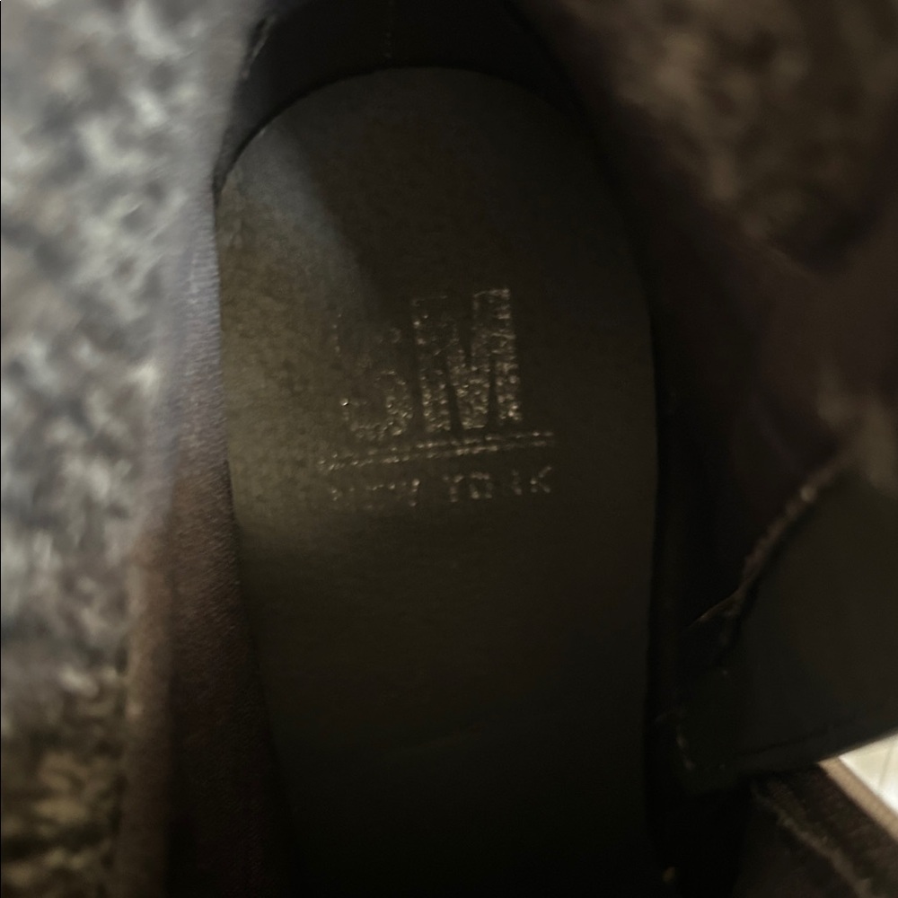 SM New York Charcoal Lace Up Boots - Picture 7 of 8